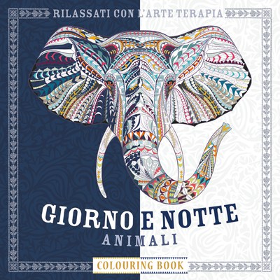 GIORNO E NOTTE ANIMALI COLOURING BOOK