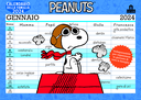 Peanuts. Calendario della famiglia 2024